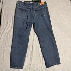 Levis 559 Relaxed Straight Jeans Mens 44x32 Blue Denim Pants PC9-01559-0067